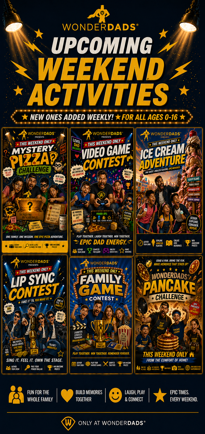WonderDads weekend events
